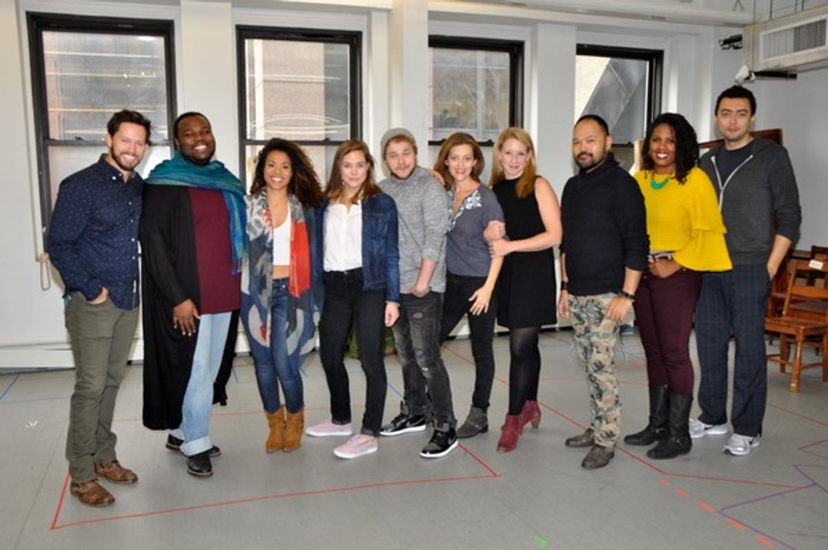 Andrew Call, Juway Crawley, Alysha Deslorieux, Erika Henningsen, F. Michael Haynie, Sandy Rustin, Molly Pope, Orville Mendoza, Christina Anthony and Graham Stevens at 