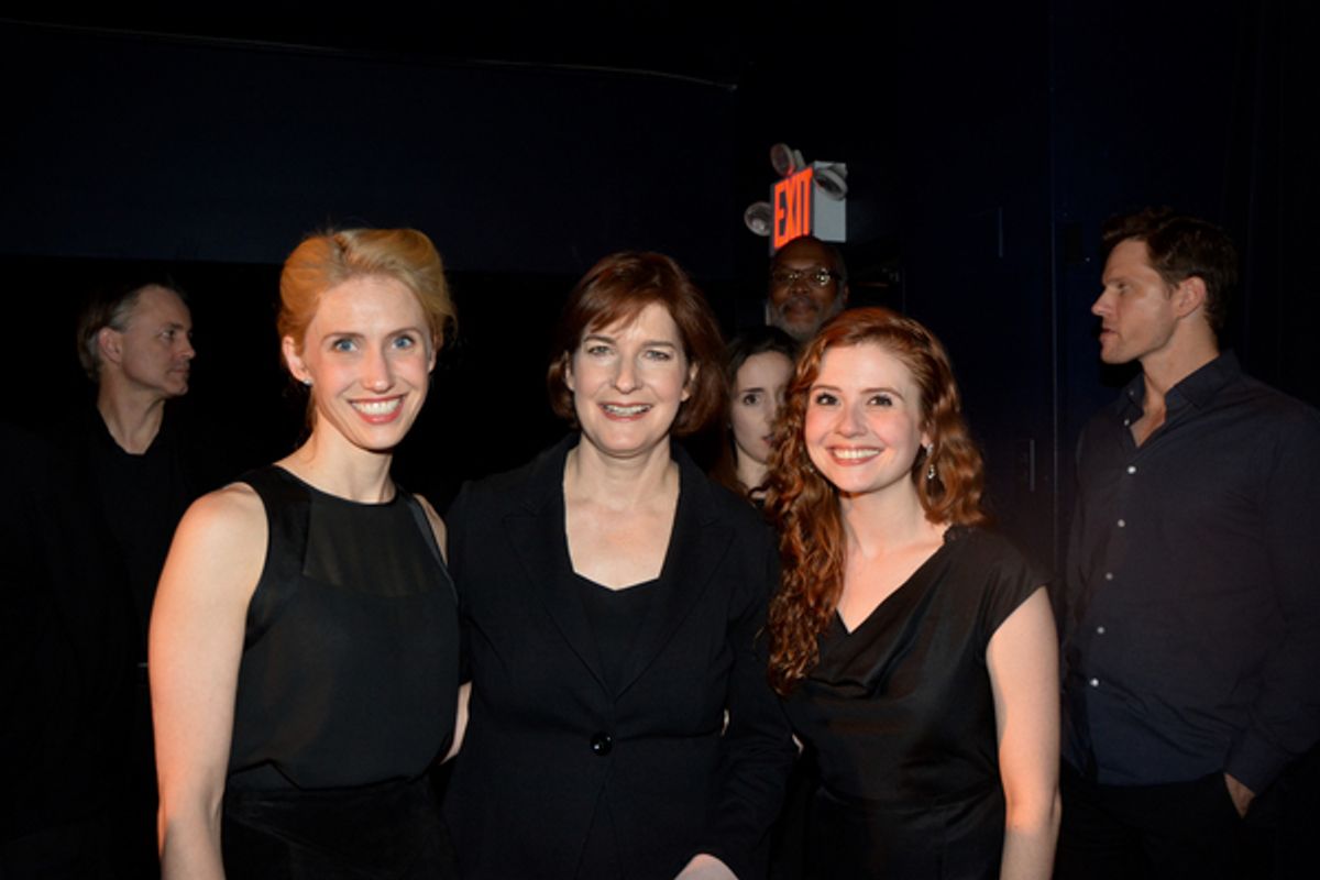 Allison Layman, Roma Torre and Kristin Parker at 