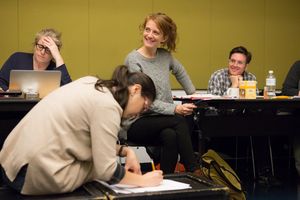 Karen Evanouskas,  Lee Sunday Evans, Andy Bragen, and Jennifer Lim Photo