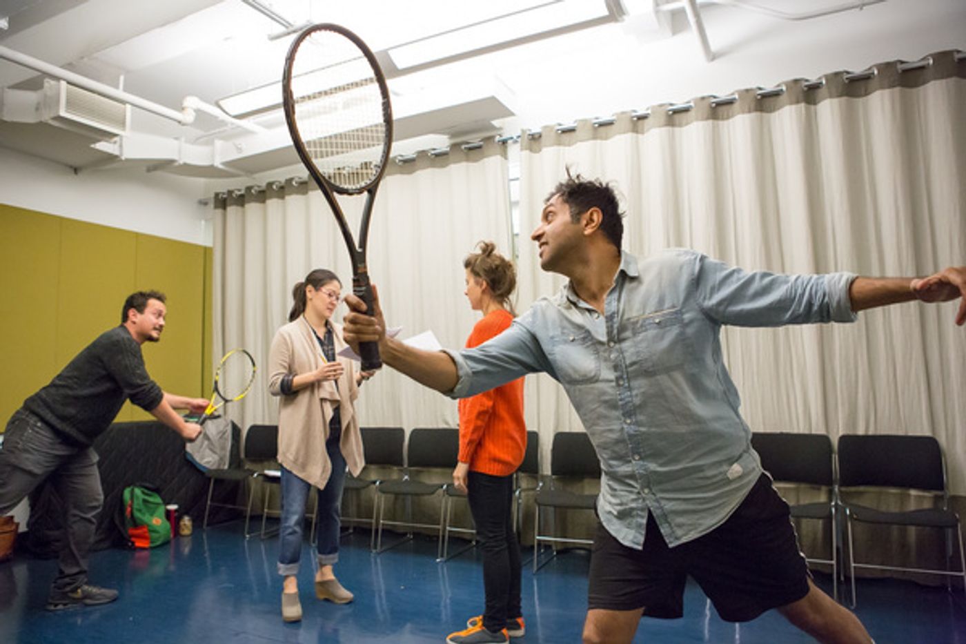 Photo Flash: In Rehearsal with Andy Bragen's DON'T YOU F**KING SAY A WORD at 59E59 Theaters Photo Flash: In Rehearsal with Andy Bragen's DON'T YOU F**KING SAY A WORD at 59E59 Theaters Image