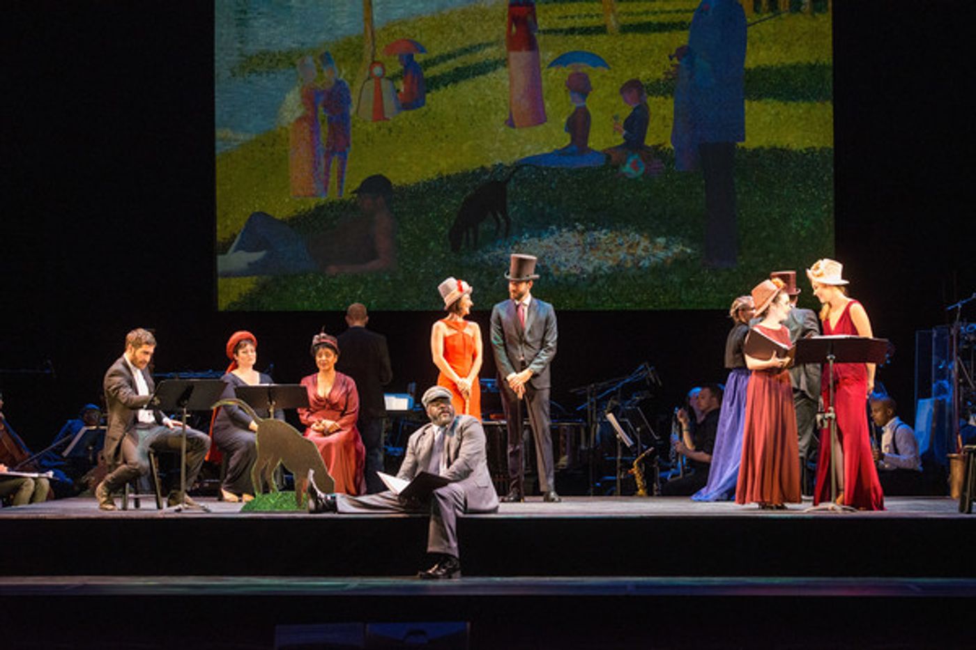 Photo Flash: First Look at Jake Gyllenhaal, Annaleigh Ashford & More in SUNDAY IN THE PARK WITH GEORGE! Photo Flash: First Look at Jake Gyllenhaal, Annaleigh Ashford & More in SUNDAY IN THE PARK WITH GEORGE! Image