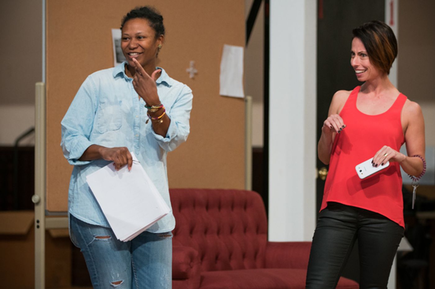 Photo Flash: In Rehearsal for THE FUNDAMENTALS at Steppenwolf Theatre Company  Image