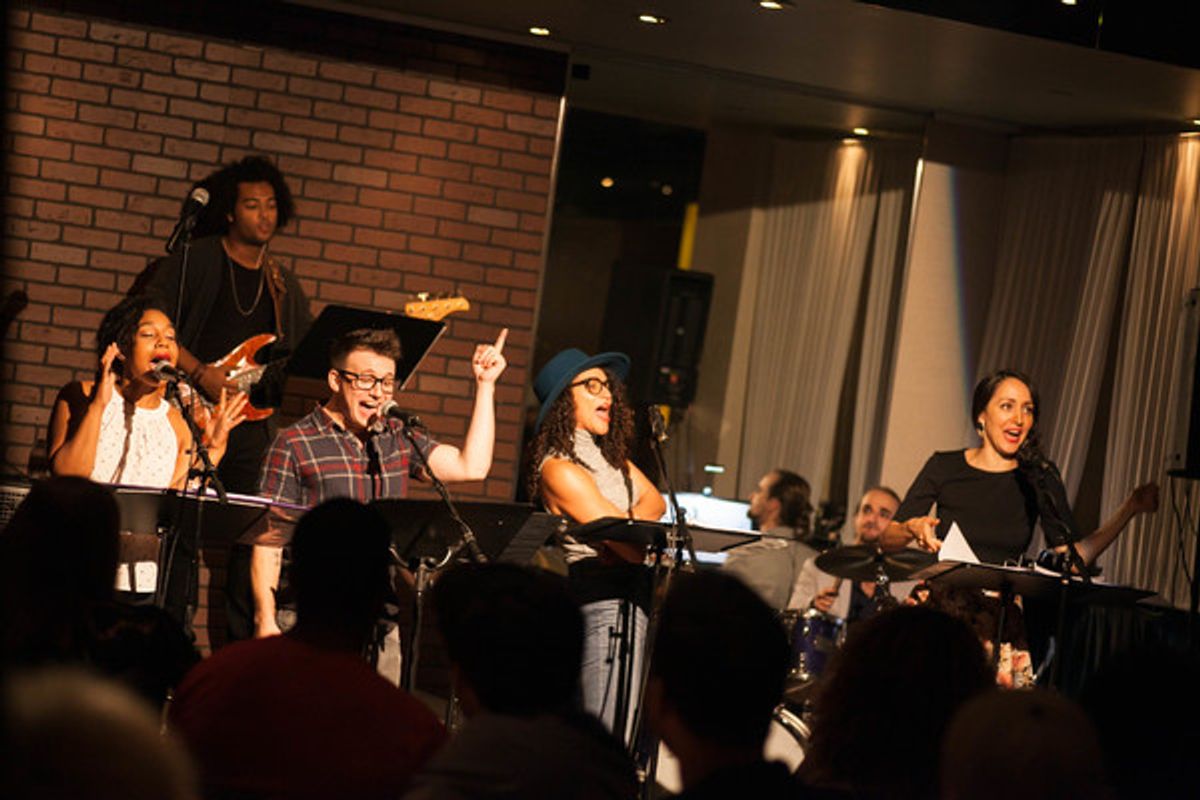 Brittney Johnson, Gerard Canonico, Talia Thiesfield,  Jennifer Sanchez
 at 