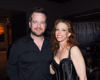 Michael Spellman and Leslie Stevens Photo