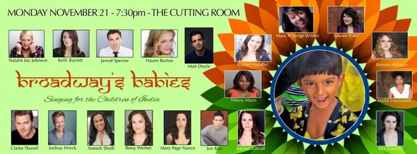 Matt Doyle, Jarrod Spector, Kelli Barrett and More Set for 'BROADWAY'S BABIES' Benefit for Children of India  Image