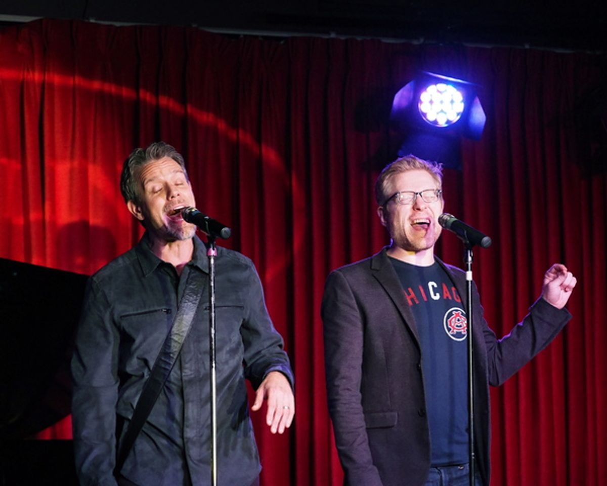 Adam Pascal and Anthony Rapp at 