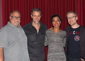 Ronn Goswick, Adam Pascal, India Carney, and Anthony Rapp Photo