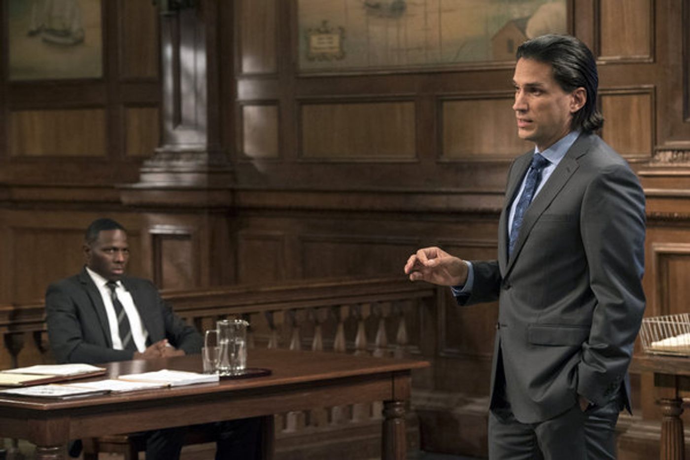 Photo Flash: First Look - Broadway's Will Swenson, Okieriete Onaodowan Guest on NBC's LAW & ORDER: SVU  Image