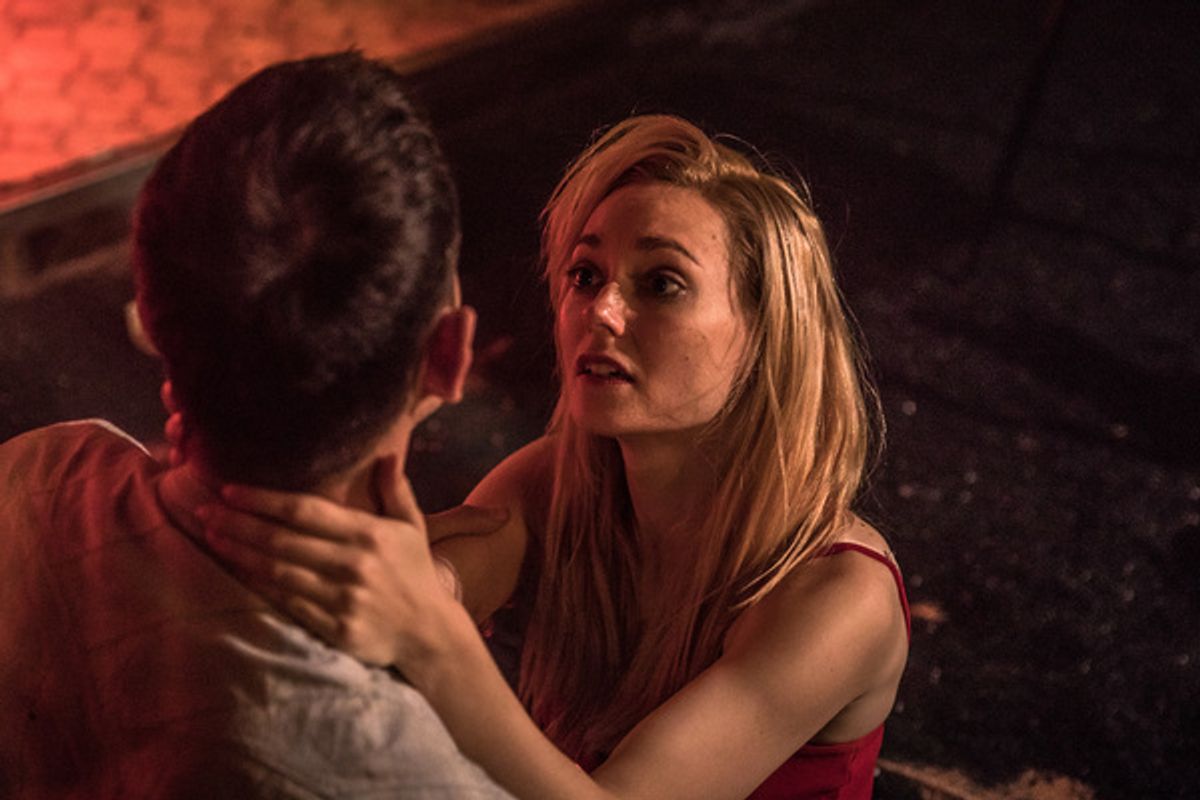 Adam Rothenberg and Lydia Wilson at 