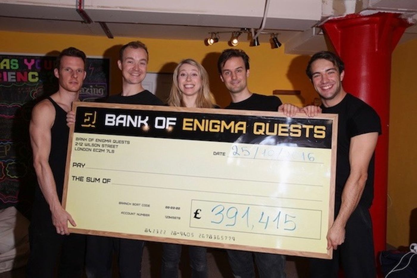 Photo Flash: THE COMEDY ABOUT A BANK ROBBERY Cast Tackles The Million Pound Heist  Image