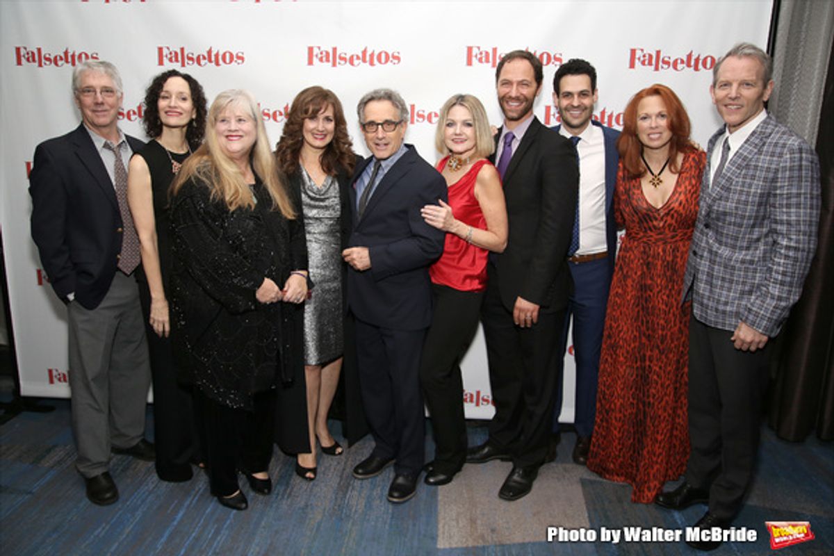 Michael Rupert, Barbara Walsh, Heather Macrae, Janet Metz, Chip Zien, Alison Fraser, Jonathan Kaplan, Andrew Leeds, Carolee Carmello and Stephen Bogardus  at 