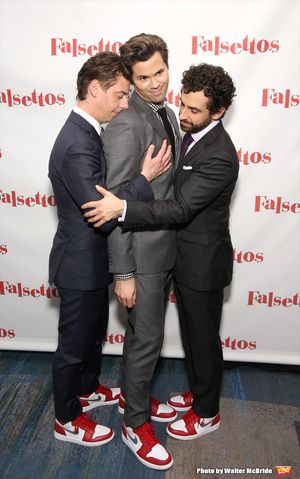 Christian Borle, Andrew Rannells and Brandon Uranowitz  Photo