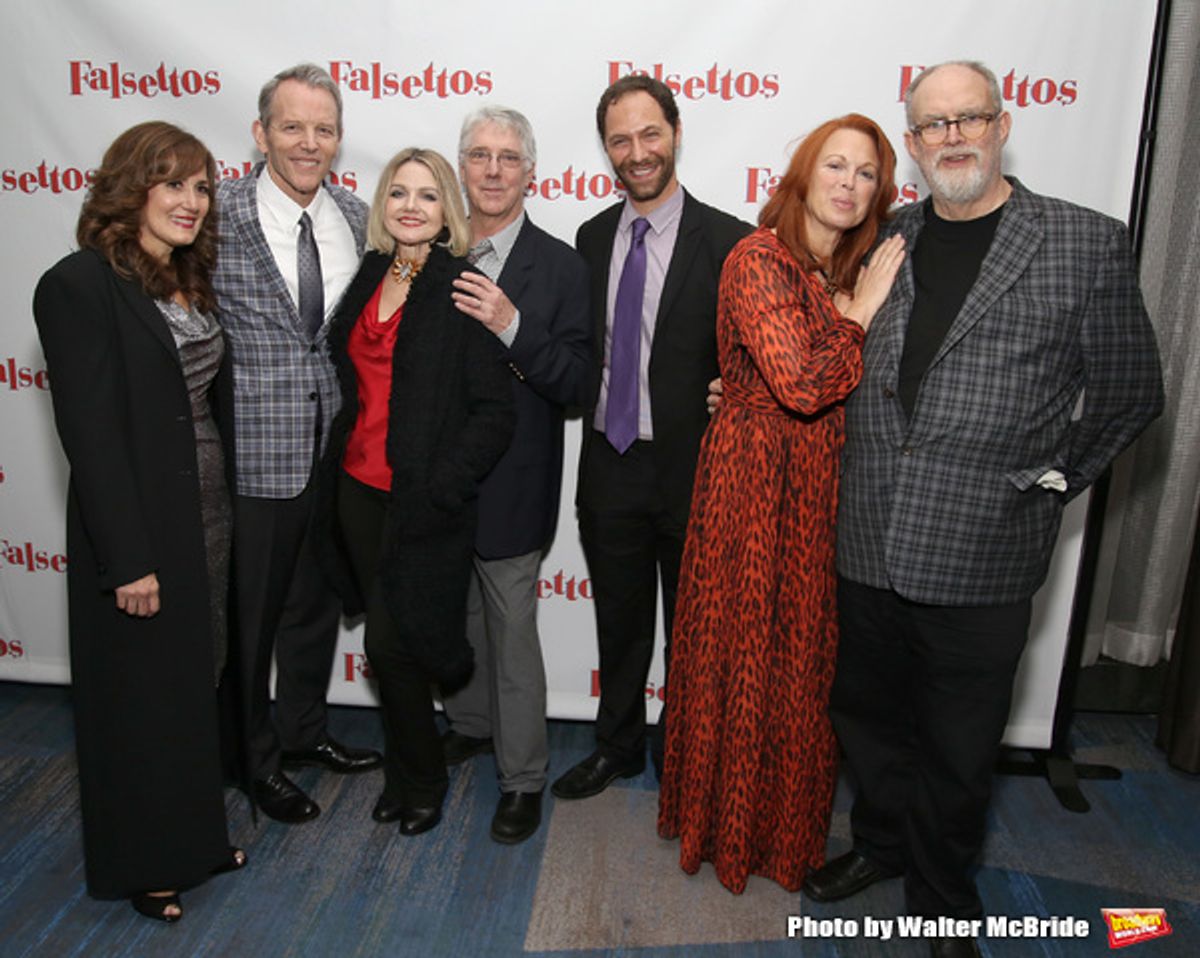 Janet Metz, Stephen Bogardus, Alison Fraser, Michael Rupert, Jonathan Kaplan, Carolee Carmello and William Finn  at 