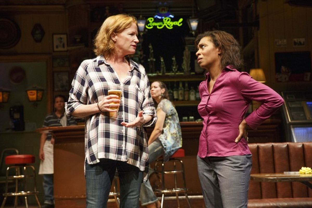 Johanna Day and Michelle Wilson, and Carlo Alban and Miriam Shor at 