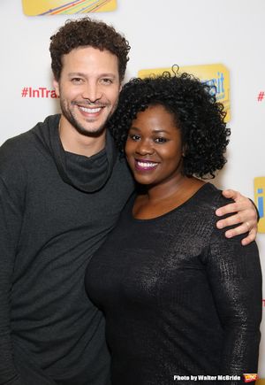 Justin Guarini and Moya Angela @ BroadwayWorld Justin Guarini and Moya Angela Photo