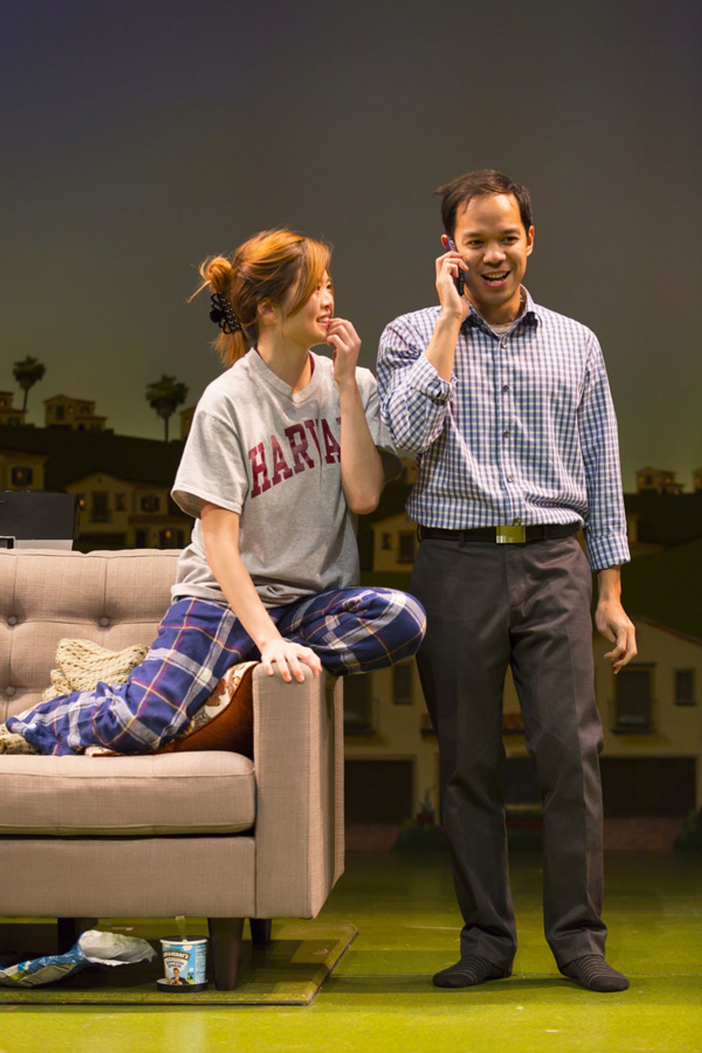 Photo Flash: First Look at Jon Norman Schneider, Ruibo Qian and Emily Kuroda in Extended Run of TIGER STYLE! at Huntington  Image