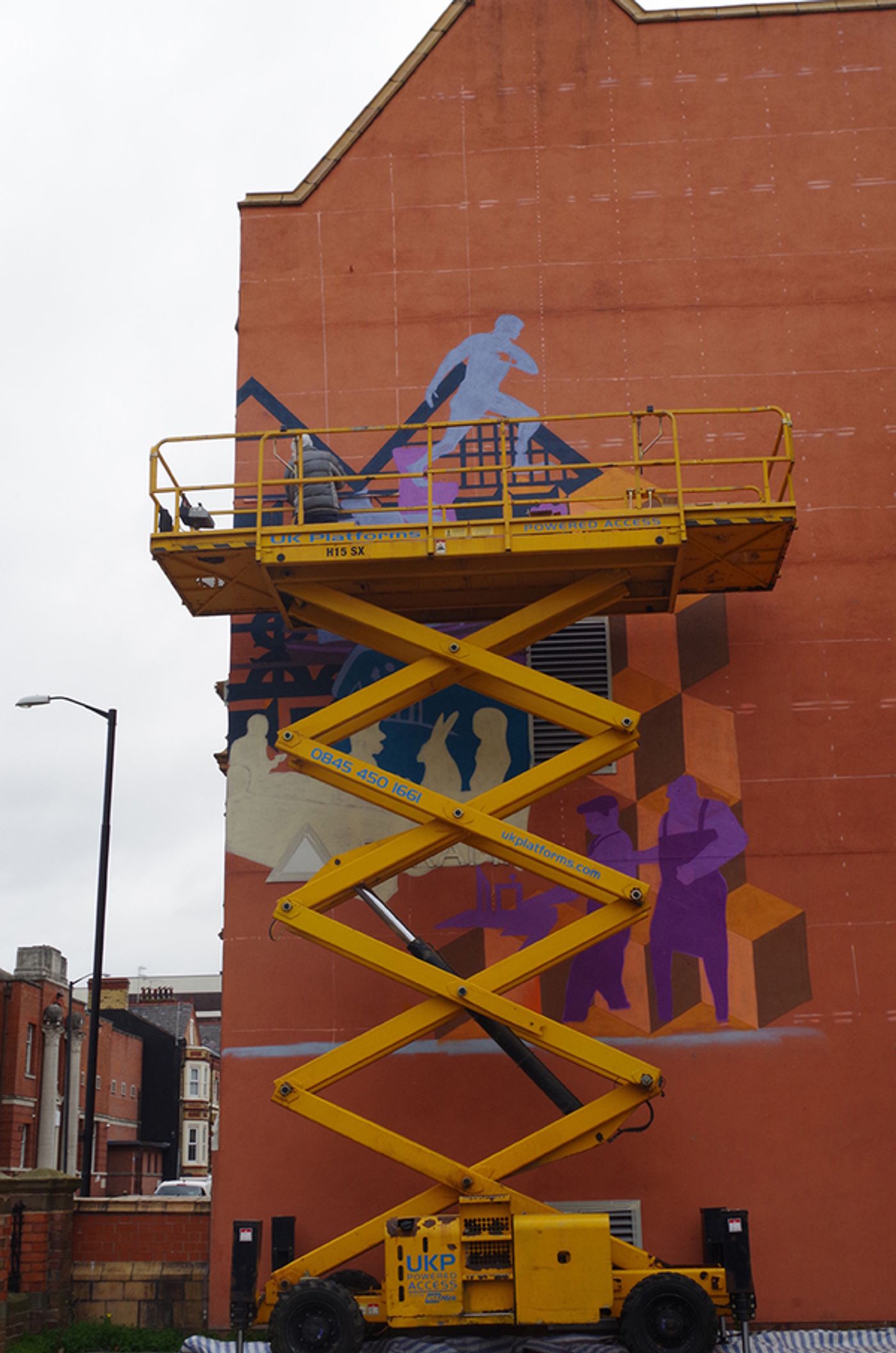 Photo Flash: Wired Young Carers Design Pyramid Mural to Celebrate Town's Heritage  Image