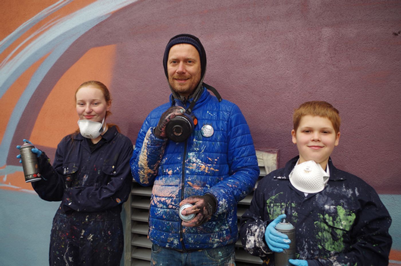 Photo Flash: Wired Young Carers Design Pyramid Mural to Celebrate Town's Heritage  Image