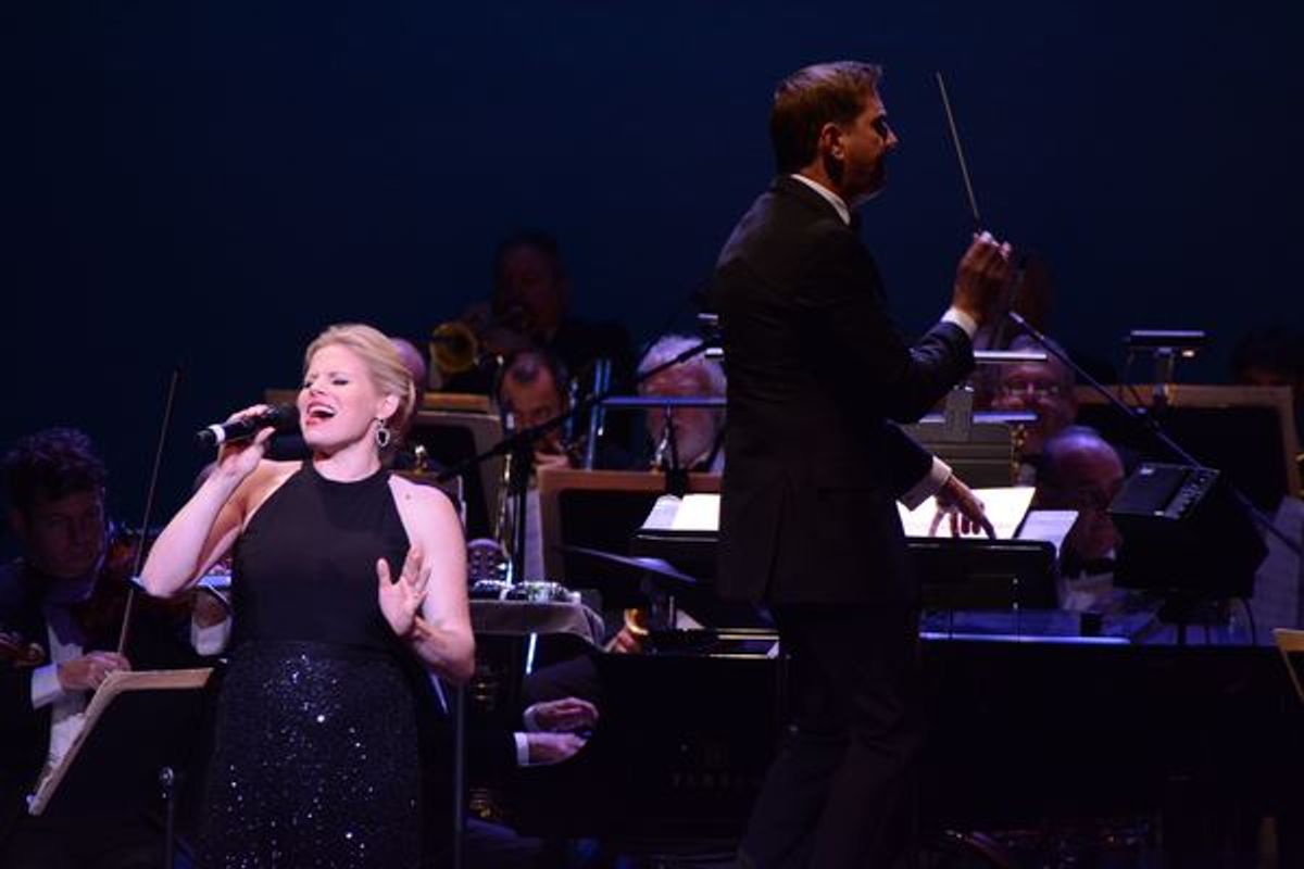 Megan Hilty and Steven Reineke at 