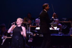 Megan Hilty and Steven Reineke @ BroadwayWorld Megan Hilty and Steven Reineke Photo