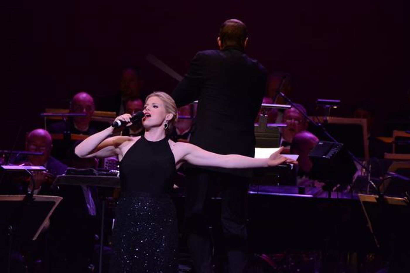 Photo Coverage: Megan Hilty and Brian d'Arcy James at Tilles Center Gala with The New York Pops  Image