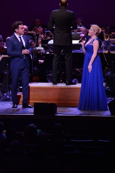 Brian d'Arcy James, Steven Reineke and Megan Hilty Photo