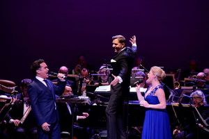 Brian d'Arcy James, Steven Reineke and Megan Hilty @ BroadwayWorld Brian d'Arcy James, Steven Reineke and Megan Hilty Photo