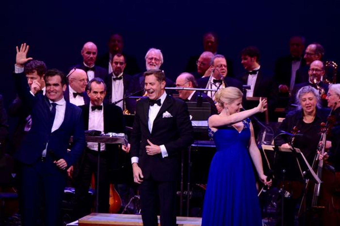 Photo Coverage: Megan Hilty and Brian d'Arcy James at Tilles Center Gala with The New York Pops  Image