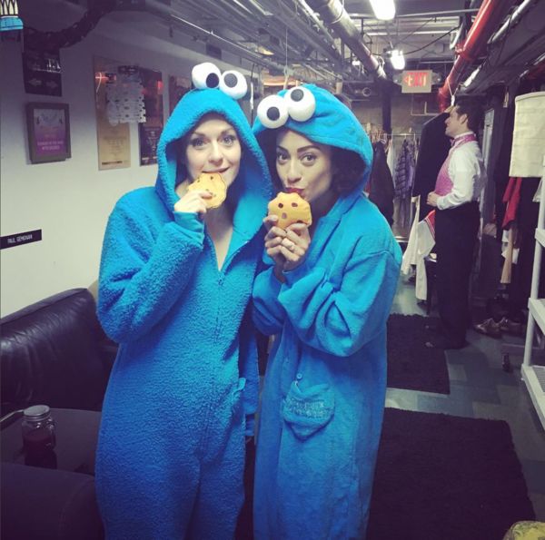 Holiday Inn (Broadway): @
shinamorris Cookie Monster twins at intermission. #holidayi Photo