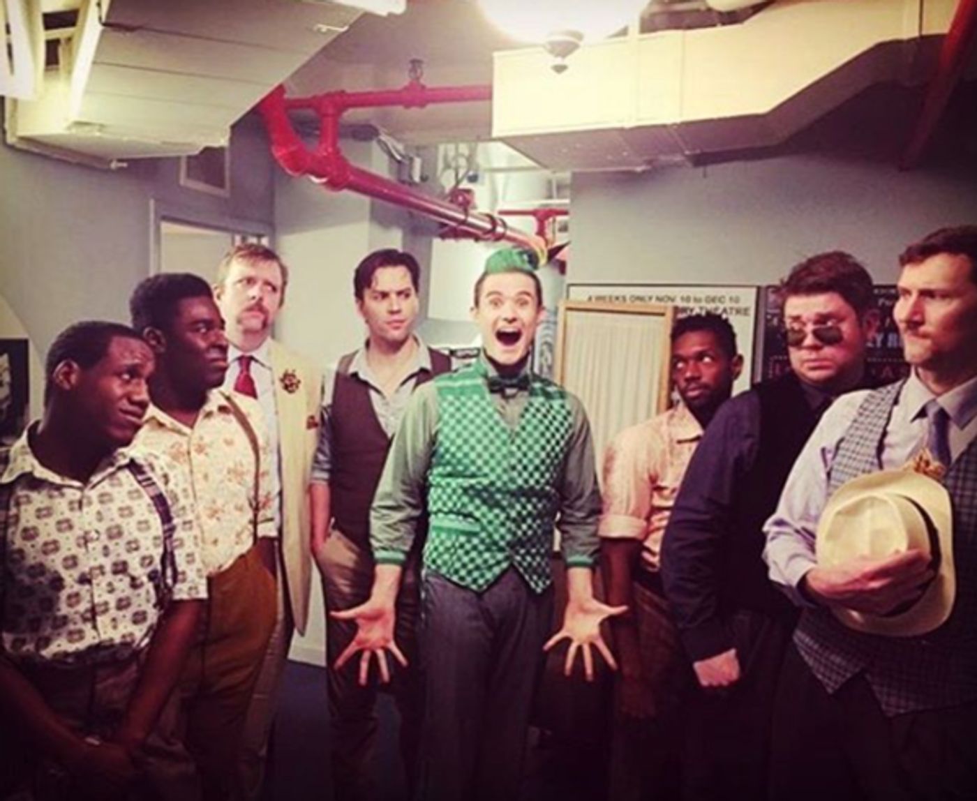 Photo Flash: We're seeing Quadruple at WICKED, Double Cookie Trouble at HOLIDAY INN, and More Saturday Intermission Pics!  Image