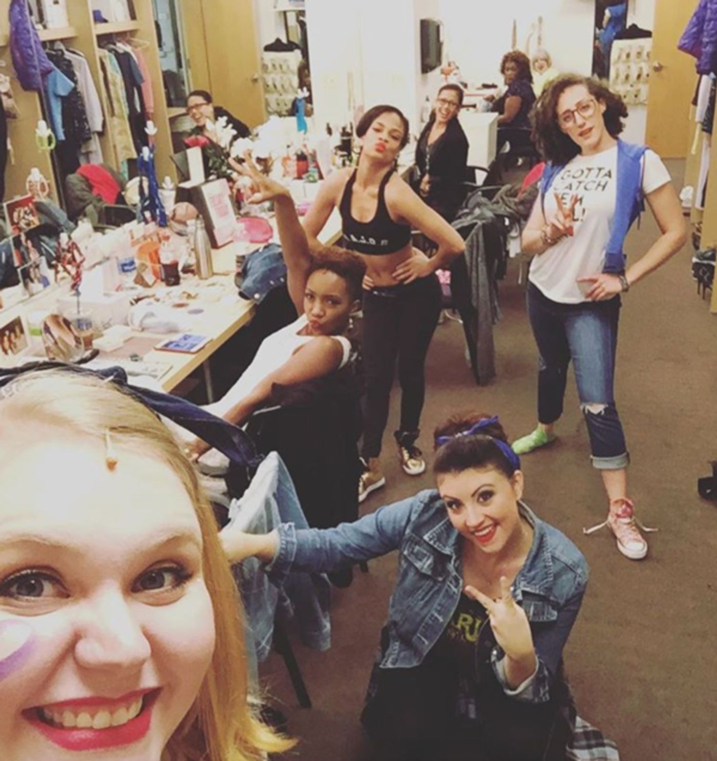 Photo Flash: We're seeing Quadruple at WICKED, Double Cookie Trouble at HOLIDAY INN, and More Saturday Intermission Pics!  Image