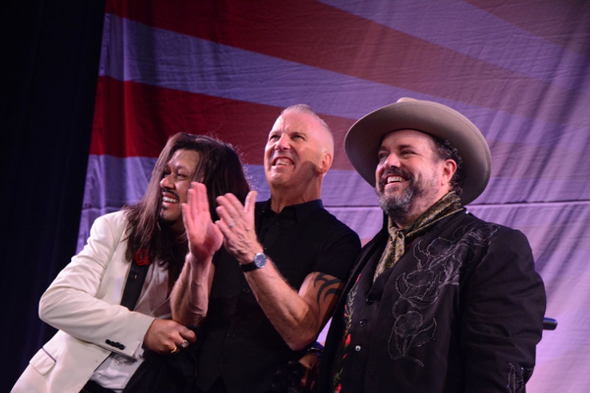 Eddie Perez, Paul Deakin and Raul Malo at 