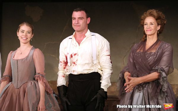 Birgitte Hjort Sorensen, Liev Schreiber and Janet McTeer  Photo