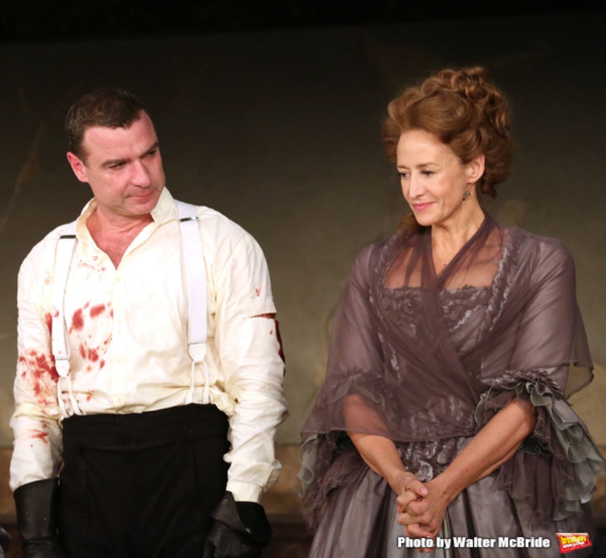 Liev Schreiber and Janet McTeer  at 