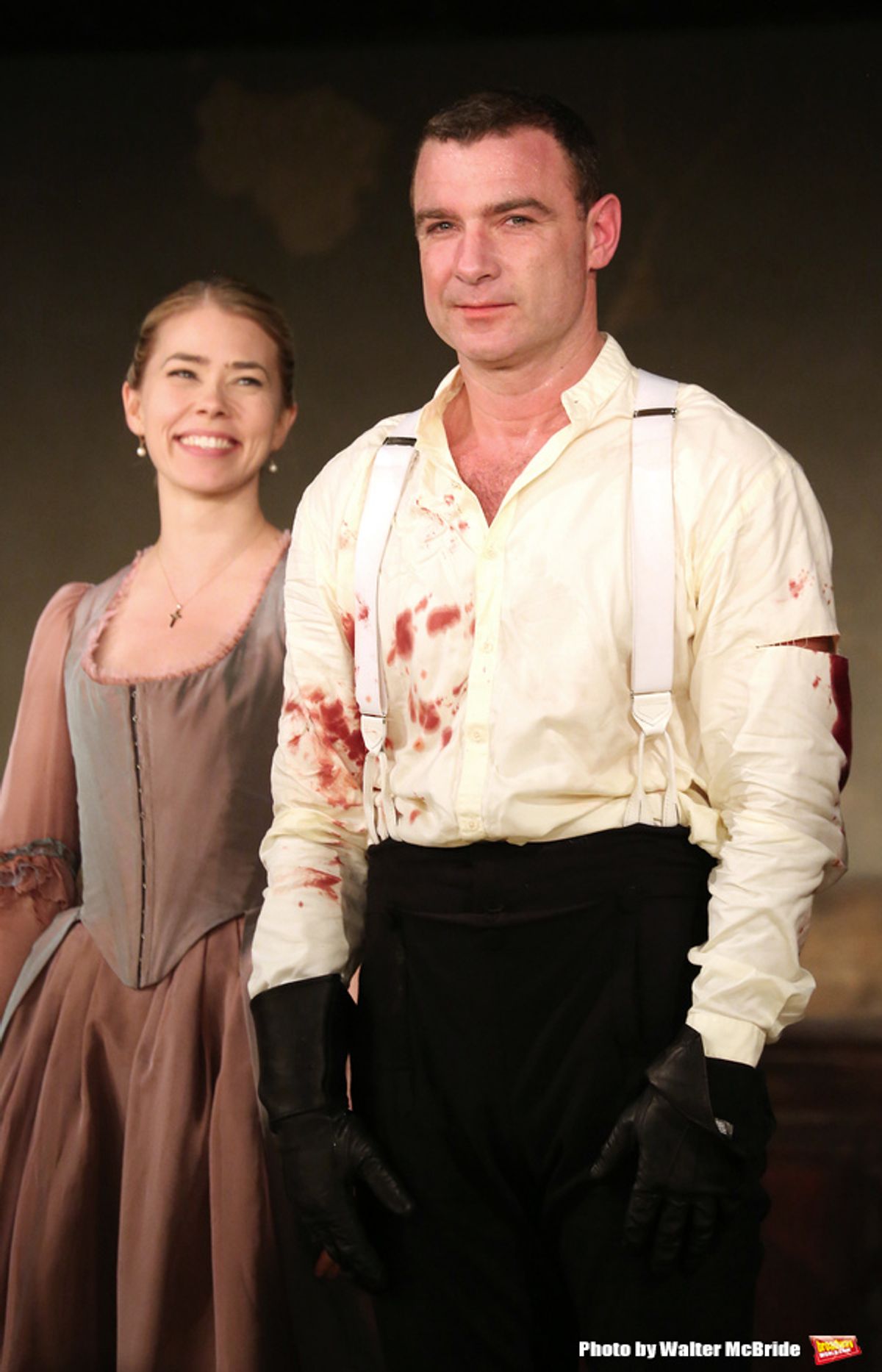 Birgitte Hjort Sorensen and Liev Schreiber  at 