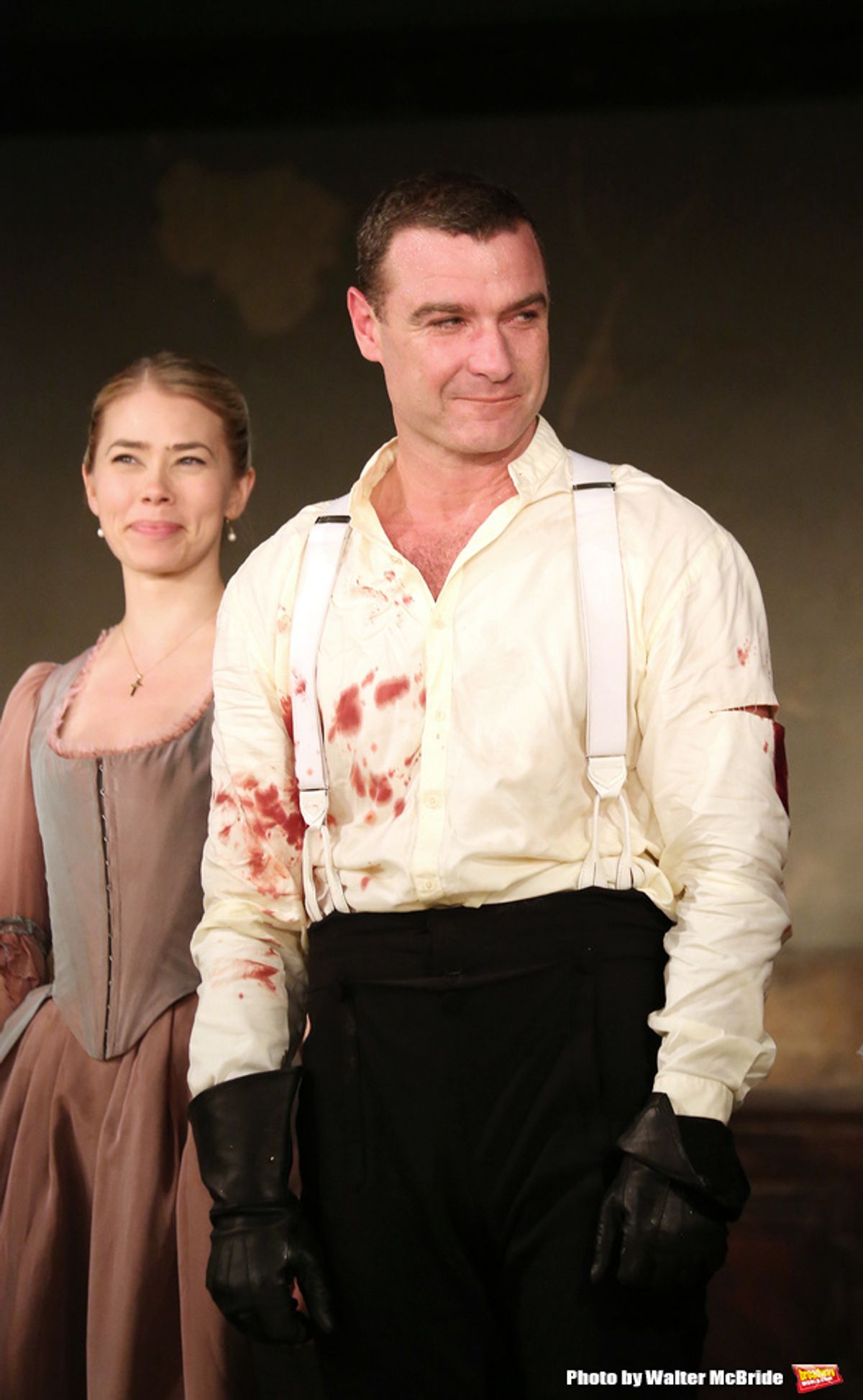 Birgitte Hjort Sorensen and Liev Schreiber  at 