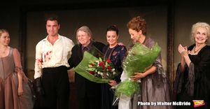 Birgitte Hjort Sorensen, Liev Schreiber, Christopher Hampton, Josie Rourke, Janet McTeer and Mary Beth Peil @ BroadwayWorld Birgitte Hjort Sorensen, Liev Schreiber, Christopher Hampton, Josie Rourke, Janet McT Photo