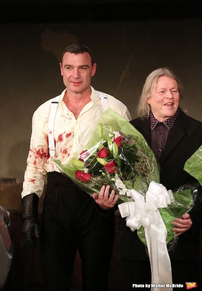 Liev Schreiber and Christopher Hampton  Photo