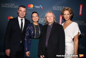 Liev Schreiber, Josie Rourke, Christopher Hampton and Janet McTeer   Photo