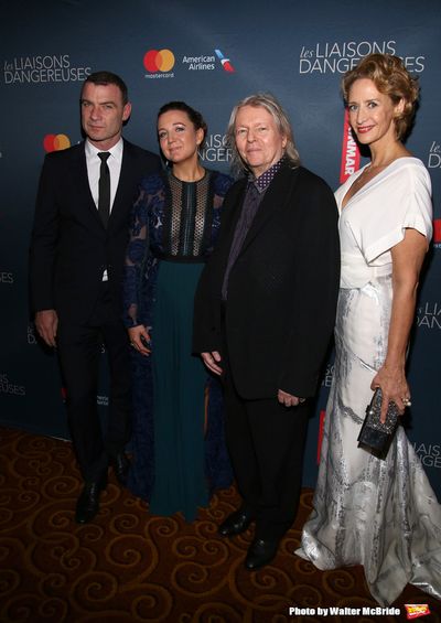 Liev Schreiber, Josie Rourke, Christopher Hampton and Janet McTeer   Photo