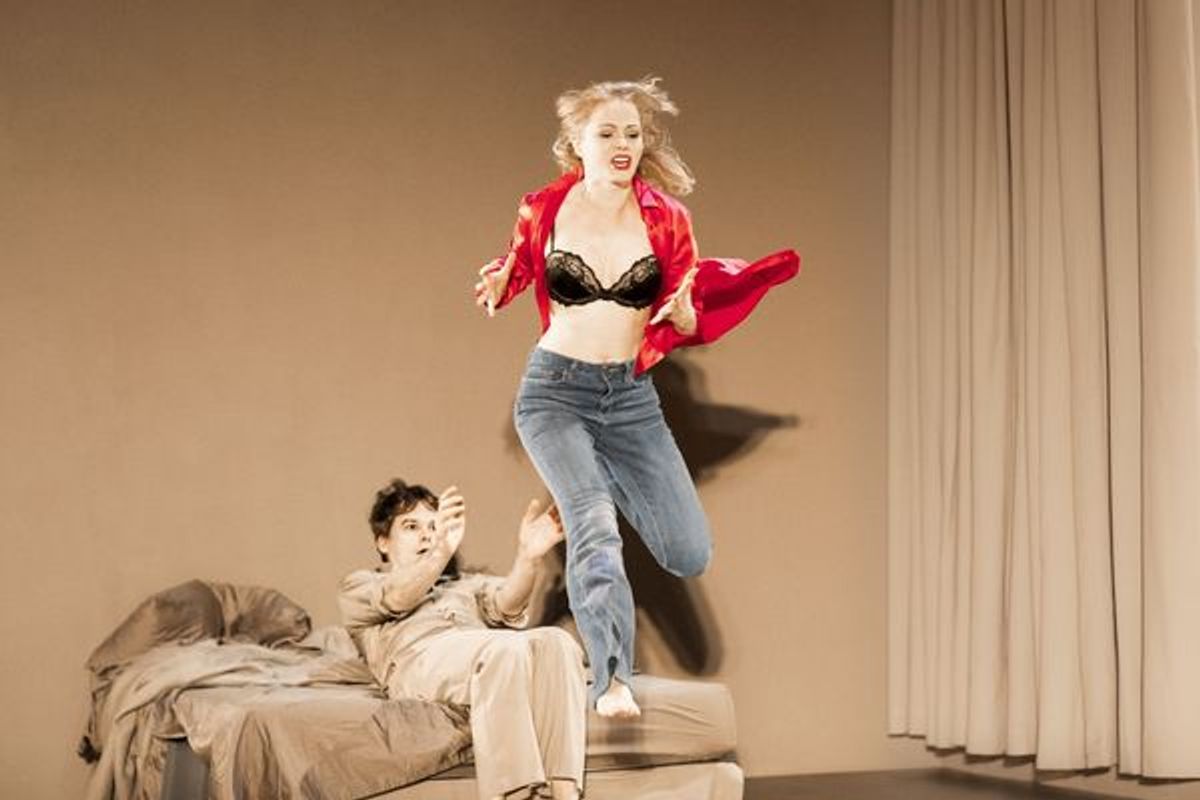 Michael C. Hall, Amy Lennox at 