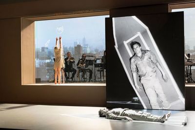 Sophia Anne Caruso, Michael C. Hall Photo