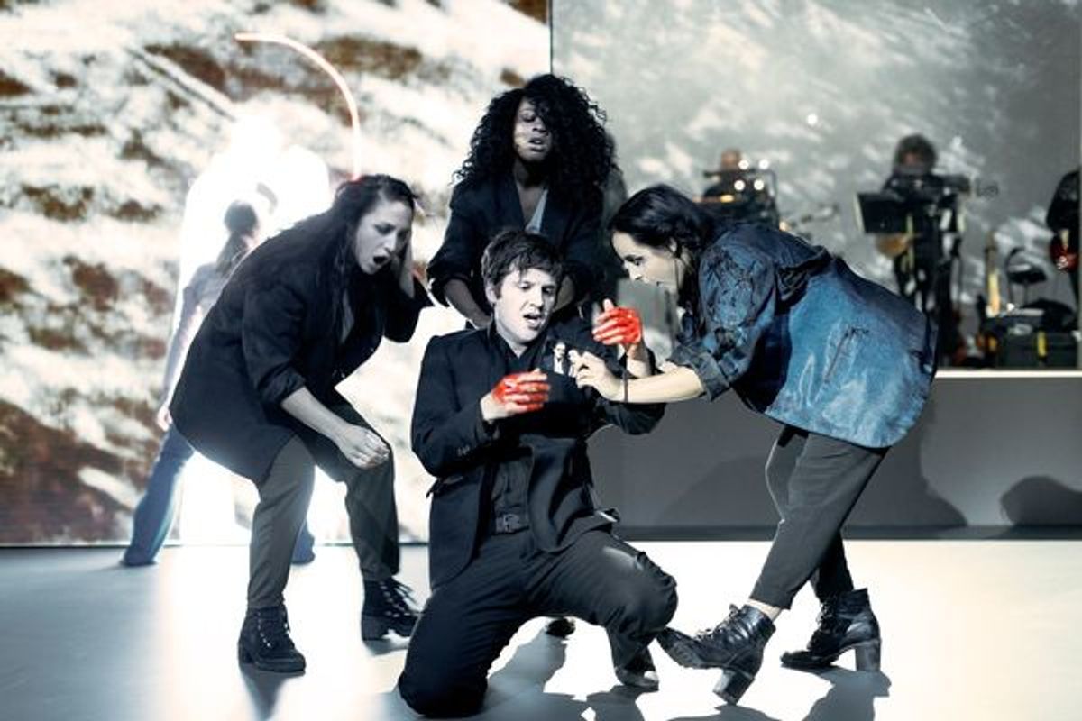 Sydnie Christmas, Michael Esper, Gabrielle Brooks, Maimuna Memon at 