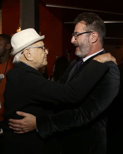 Norman Lear and Jon Robin Baitz Photo