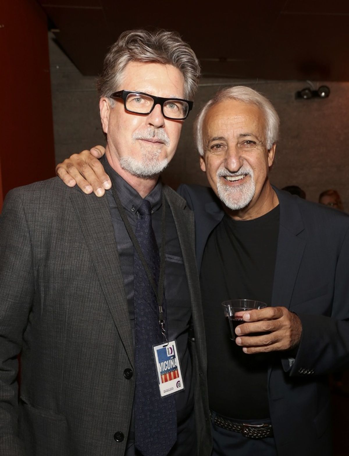  Robert Egan and Brian George at 