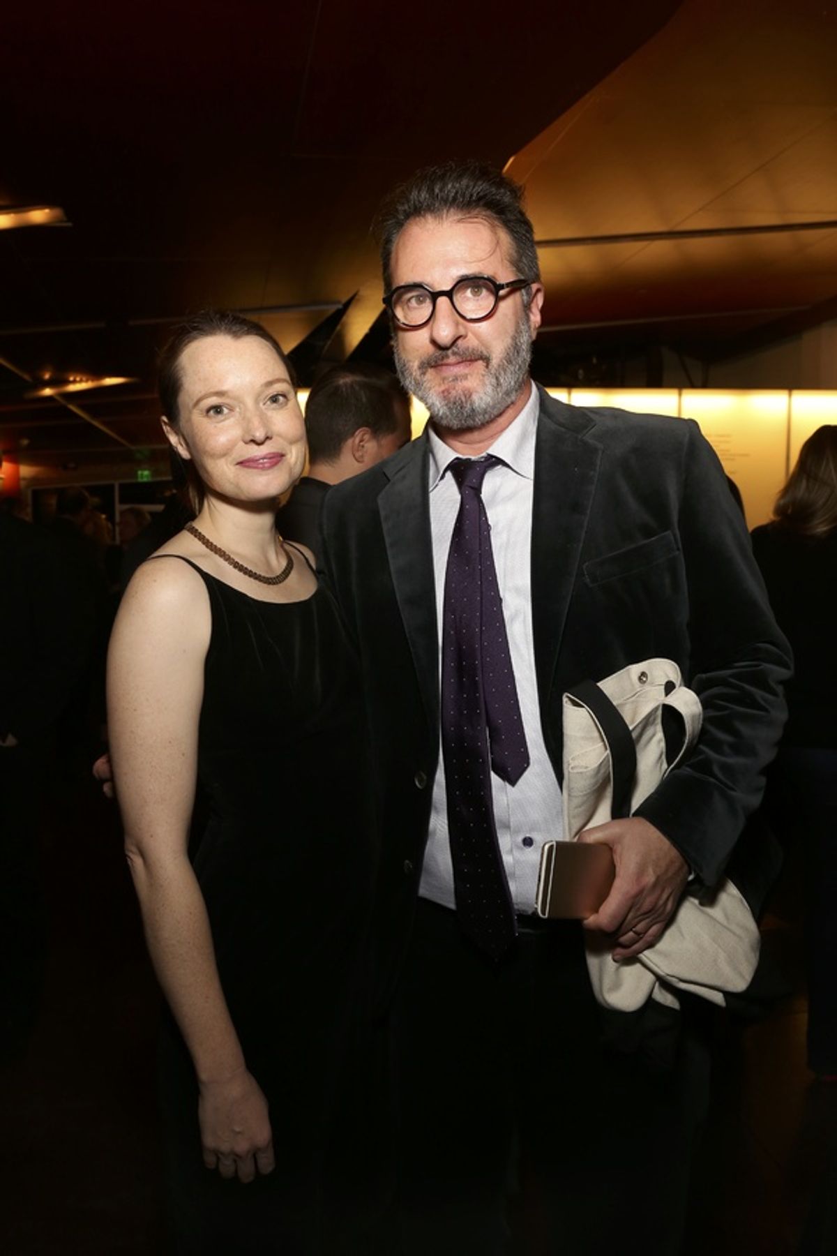 Samantha Sloyan and Jon Robin Baitz  at 