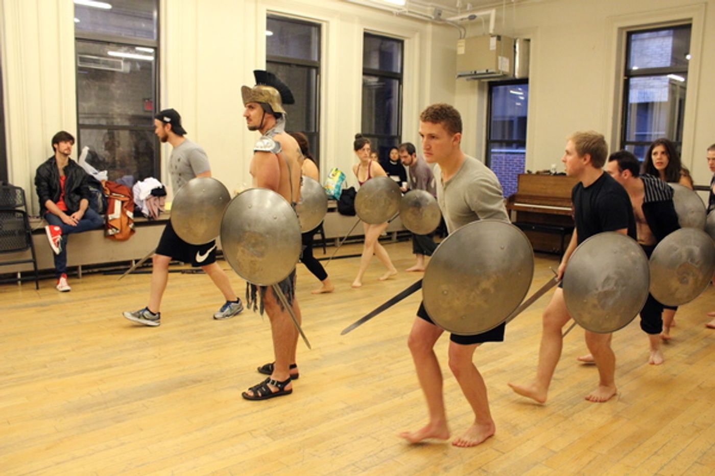 Photo Flash: Exclusive Photos from 'Coriolanus' from Shakespeare in the Square / Combative Theatre Co.  Image