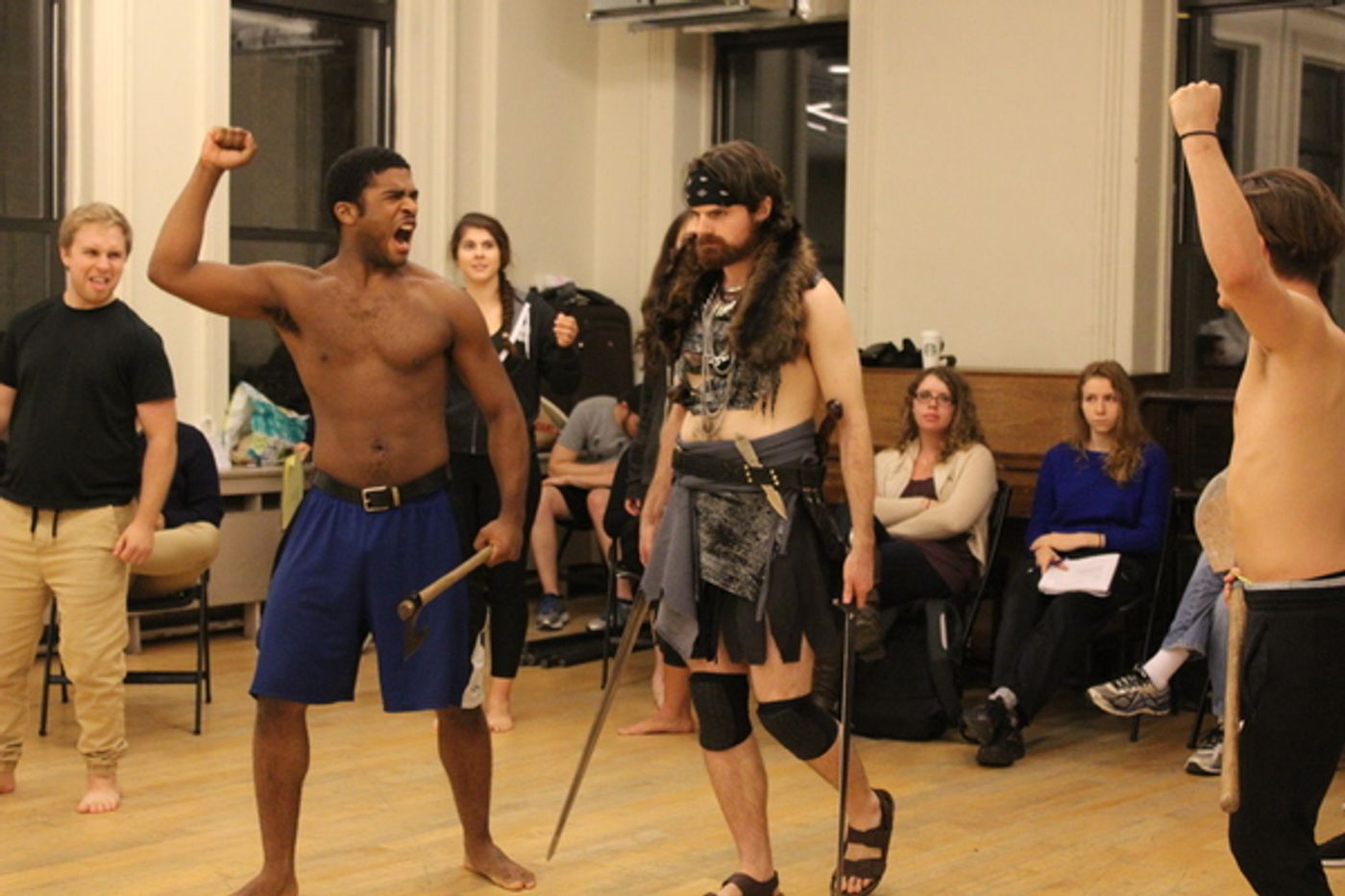 Photo Flash: Exclusive Photos from 'Coriolanus' from Shakespeare in the Square / Combative Theatre Co.  Image