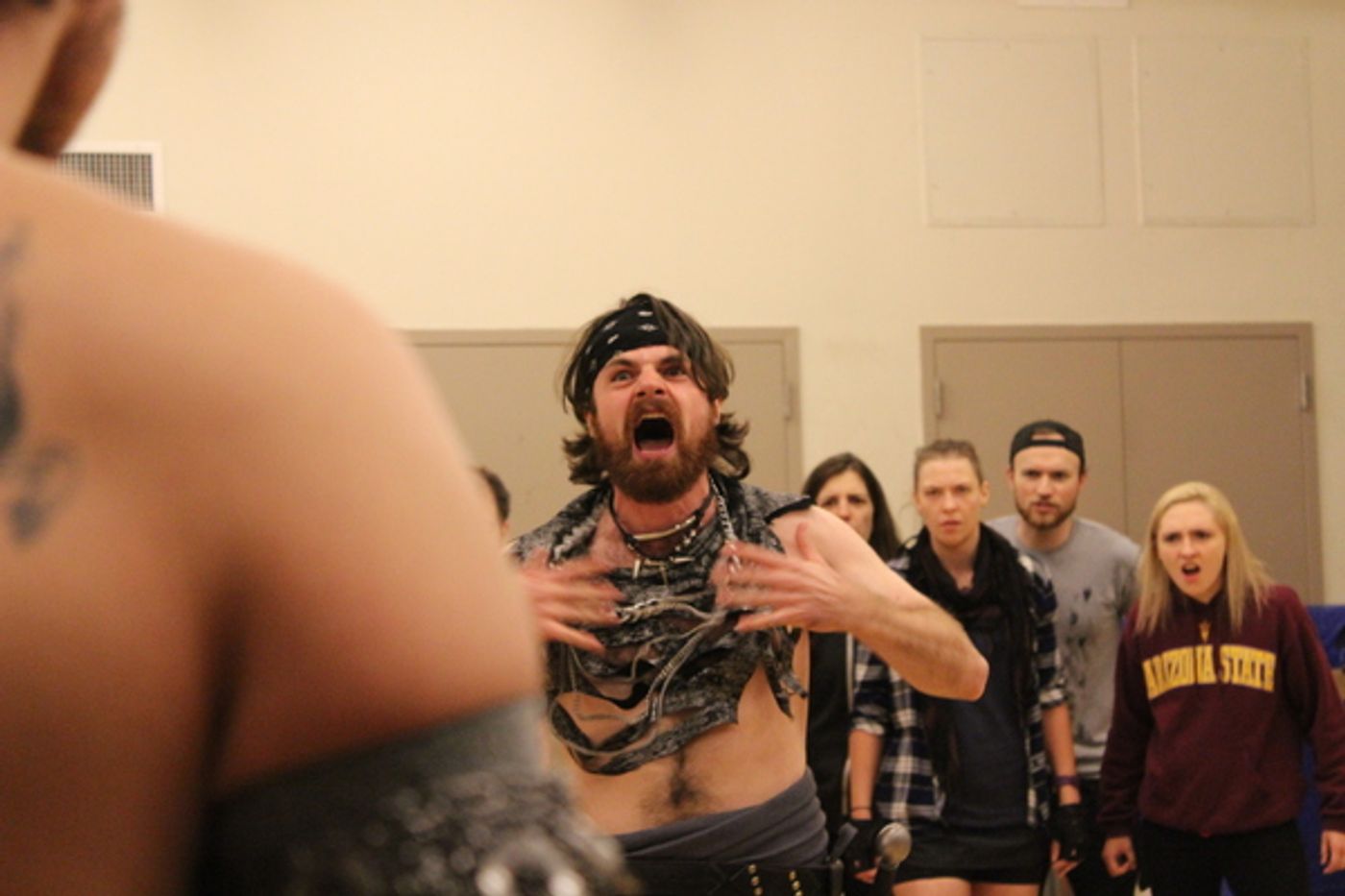 Photo Flash: Exclusive Photos from 'Coriolanus' from Shakespeare in the Square / Combative Theatre Co.  Image