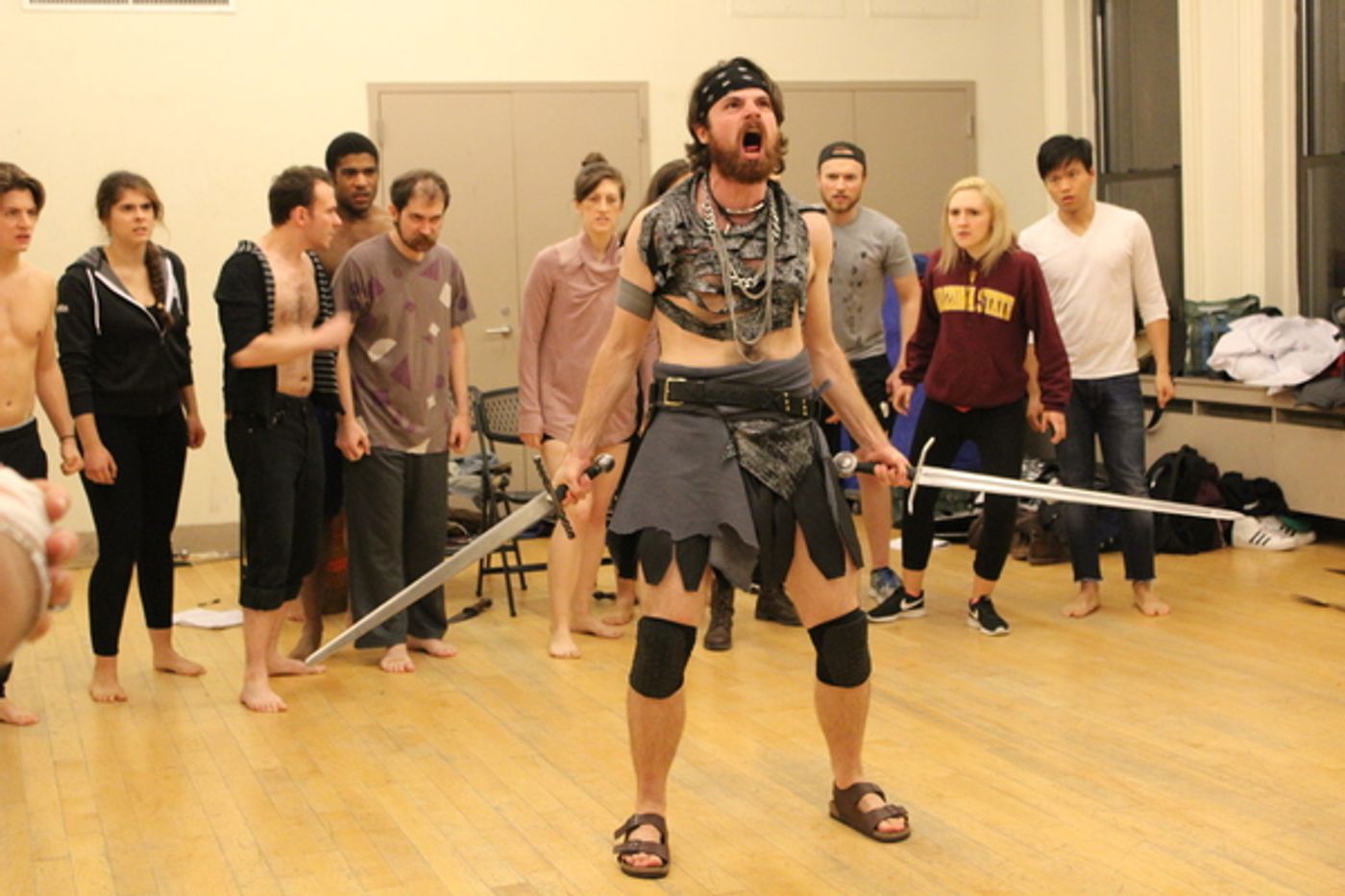 Photo Flash: Exclusive Photos from 'Coriolanus' from Shakespeare in the Square / Combative Theatre Co.  Image